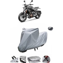 Wovex Husqvarna Svartpilen 401  Su Geçirmez Motosiklet Brandası Arka Çanta Uyumlu