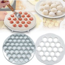 Lianghao Shopb D Tipi Stili Mutfak Hamur Presi Ravioli Yapım Kalıbı Mantı Kalıbı Yapma Aleti Kendin Yap Kalıbı Pelmeni Kalıbı Makarna Formu 37 Delikli Sıcak 2021 (Yurt Dışından)