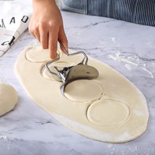 Lianghao Shopb Büyük Mantı Hamuru Kesici Daire Silindir Makinesi Paslanmaz Çelik Pie Pizza Hamur Açma Araçları Mutfak Ev Fırın Yapıcı (Yurt Dışından)