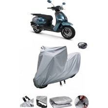 Wovex Kuba Brilliant 50  Su Geçirmez Motosiklet Brandası Arka Çanta Uyumlu