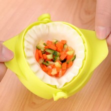 Lianghao Shopb Mavi Stil Sihirli Mutfak Yaratıcı Gıda Kalitesi Plastik Ev Paketi Mantı Makinesi Mantı Kalıbı Mutfak Makarna Presleri Ravioli (Yurt Dışından)