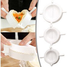 Lianghao Shopb M Tarzı Dumpling Seti Silikon Plastik Yapıcı Hamur Kesici Mantı Kalıbı Pie Ravioli Mutfak Hamur Işleri Aksesuarlar Kesme Aracı (Yurt Dışından)