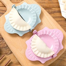 Lianghao Shopb Yeşil Stil Fırın Araçları Mantı Kalıbı Buğday Sapı Taşınabilir Mantı Yapıcı Cihazı Jiaozi Pierogi Kalıbı Mutfak Aksesuarları (Yurt Dışından)