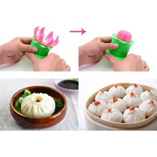 Lianghao Shopb Büyük Mavi Stil Mutfak Kendin Yap Hamur Pastası Mantı Yapıcı Çin Baozi Kalıbı Fırın ve Pastacılık Aracı Buharda Pişmiş Dolgulu Ekmek Yapım Kalıbı Ekmek Yapıcı 1 Adet (Yurt Dışından)