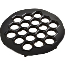 Lianghao Shopb About 21CM Black Style Dumpling Kalıbı Plastik Ravioli Yapıcı Mutfak Aksesuarları Ekipman Dıy Et Düğünü Yapıcı Makine Mutfak Alet Seti Delikler (Yurt Dışından)