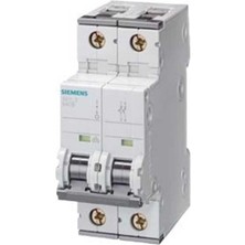Siemens 5SY5216 7 16A 2 Fazlı Dc Anahtarlı Otomatik Sigorta 10KA C Tipi Yavaş Karakterli