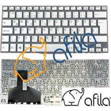 Afila Sony Vaio SVF13N2M2E, SVF13N2X2R, SVF13N2Y2E, SVF13N2Y9E Klavyesi (Gri Tr)