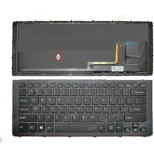 Afila Sony SVF15N, SVF14N, SVF-14N, SVF-15N Notebook Klavyesi (Siyah Tr) Işıklı,