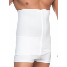 Miraxx Göbek Toparlayıcı Sıkılaştırıcı Yüksek Bel Termal Erkek Bel Korse Beyaz