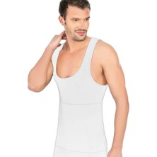 Miraxx GSEREDSFG352353253 Emay Toparlayıcı Modal Cotton Erkek Toparlayıcı Bel Korse Beyaz