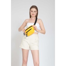 Street Bag West Düz Renk Su Geçirmez Bel Çantası Günlük Seyahat Kullanım Rahat Kol Askılıklı
