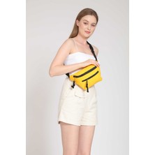 Street Bag West Düz Renk Su Geçirmez Bel Çantası Günlük Seyahat Kullanım Rahat Kol Askılıklı