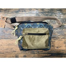 Street Bag Rez Etnik Otantik Bohem Bel Çantası Günlük Seyehat Kullanılabilir Geniş Hacim Haki