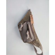 street&bagdnz Street Bag Bordo Derili Su Geçirmez Bel Çantası 3 Gözlü Orta Boy Günlük Kullanım