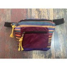 Street Bag Etnik Otantik Bohem Bel Çantası Günlük Seyehat Kullanılabilir