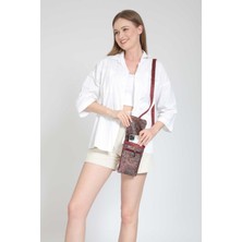 Street Bag Roza Etnik Otantik Bohem Omuz Çantası Telefonluk Küçük Çanta Günlük Seyahat Kullanım