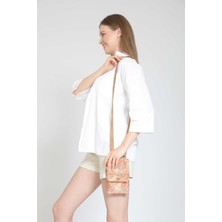 Street Bag Roza Etnik Otantik Bohem Omuz Çantası Telefonluk Küçük Çanta Günlük Seyahat Kullanım