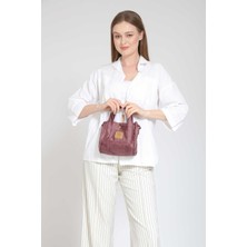 Street Bag Bera Kadın Etnik Otantik Bohem Küçük Boy Pembe Düz Renk Omuz Çantası Günlük Seyahat  Hediyelik