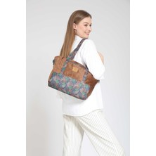 Street Bag Kadın Etnik Otantik Bohem Omuz Çantası El Çantası Çıkarılabilir Uzatma Askılı