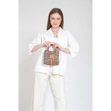 Street Bag Bera Kadın Etnik Otantik Bohem Desenli Küçük Boy Omuz Çantası Günlük Seyahat Kullanım Hediyelik