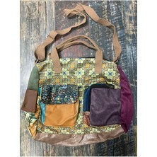 Street Bag Pechwork Etnik Otantik Bohem Omuz Çantası El Çantası Günlük Kullanım Seyehat Kullanım