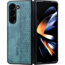 Azns Samsung Galaxy Z Fold6 Için 3D Kabartmalı Deri Fe Telefon Kılıfı (Yurt Dışından)