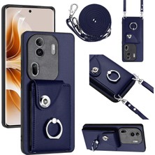 PLZ Shop Oppo RENO11 Pro Global Için Crossbody Kart Çantası Kılıfı (Yurt Dışından)