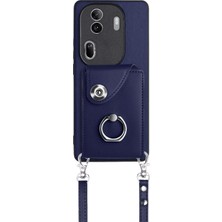 PLZ Shop Oppo RENO11 Pro Global Için Crossbody Kart Çantası Kılıfı (Yurt Dışından)