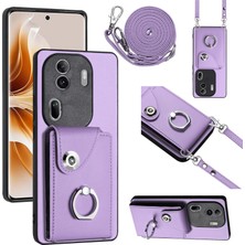 PLZ Shop Oppo RENO11 Pro Global Için Crossbody Kart Çantası Kılıfı (Yurt Dışından)