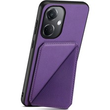 PLZ Shop Oppo K11 / Oneplus Nord Ce 3 5g Için Kart Tutucu Pu Kılıf (Yurt Dışından)