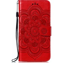 PLZ Shop Oppo RENO10 5g Global Için Mandala Pu Kılıf (Yurt Dışından)