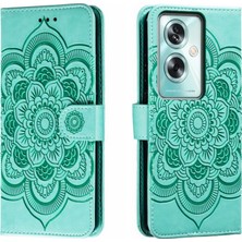 PLZ Shop Oppo A79 5g Için Mandala Pu Kılıf (Yurt Dışından)