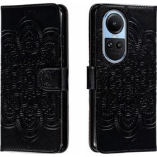 PLZ Shop Oppo RENO10 5g Global Için Mandala Pu Kılıf (Yurt Dışından)