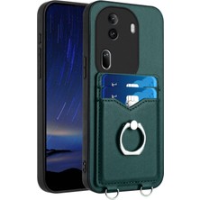 PLZ Shop Oppo RENO11 Pro Global Için R20 Yüzüklü Kart Tutucu Kılıf (Yurt Dışından)