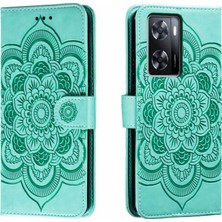 PLZ Shop Oppo A57 4g Için Mandala Pu Kılıf (Yurt Dışından)