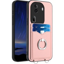 PLZ Shop Oppo RENO11 Pro Global Için R20 Yüzüklü Kart Tutucu Kılıf (Yurt Dışından)