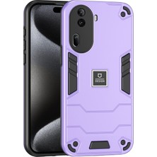 PLZ Shop Oppo RENO11 Pro Global Için 2'si 1 Arada Darbeye Dayanıklı Telefon Kılıfı (Yurt Dışından)