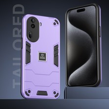 PLZ Shop Oppo RENO11 Pro Global Için 2'si 1 Arada Darbeye Dayanıklı Telefon Kılıfı (Yurt Dışından)