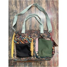Street Bag Pechwork Etnik Otantik Bohem Omuz Çantası El Çantası Günlük Kullanım Seyehat Kullanım