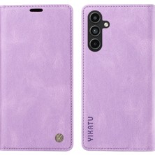 Cool-M Samsung Galaxy A15 Pu Deri Manyetik Kapatma Koruyucu Çevirmeli Telefon Kapağı (Yurt Dışından)