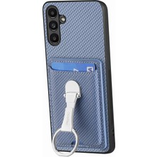 Cool-M Samsung Galaxy A05S 4g Pu Deri Kaplamalı Pc + Tpu Parmaklar Kickstand Telefon Kapağı (Yurt Dışından)