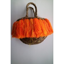 Street Bag Hasır Plaj Çantası El Yaş Yapımı