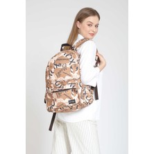Street Bag  Nevermind Yazılı Desenli Su Geçirmez Sırt Çantası  Günlük Okul Seyahat Kamp Kullanım