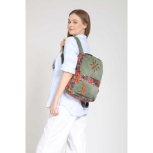 Street Bag Nubi Etnik Otantik Bohem Nakışlı Desenli Sırt Çantası Günlük Seyahat Kullanım