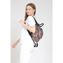 Street Bag Fargin Etnik Otantik Bohem Yuvarlak Nakışlı Sırt Çantası Günlük Seyahat Sırt Çantası