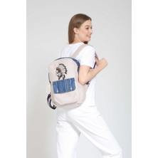 Street Bag Kızılderili Nakışlı Etnik Otantik Bohem Günlük Seyahat Sırt Çantası
