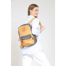 Street Bag Nubi Etnik Otantik Bohem Nakışlı Desenli Sırt Çantası Günlük Seyahat Kullanım