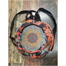 Street Bag Fargin Etnik Otantik Bohem Yuvarlak Sırt Çantası Günlük Seyehat Sırt Çantası