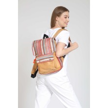 Street Bag Raven Etnik Otantik Bohem Desenli Sırt Çantası Günlük Seyahat Kamp Kullanım
