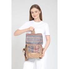 Street Bag Raven Etnik Otantik Bohem Desenli Sırt Çantası Günlük Seyahat Kamp Kullanım